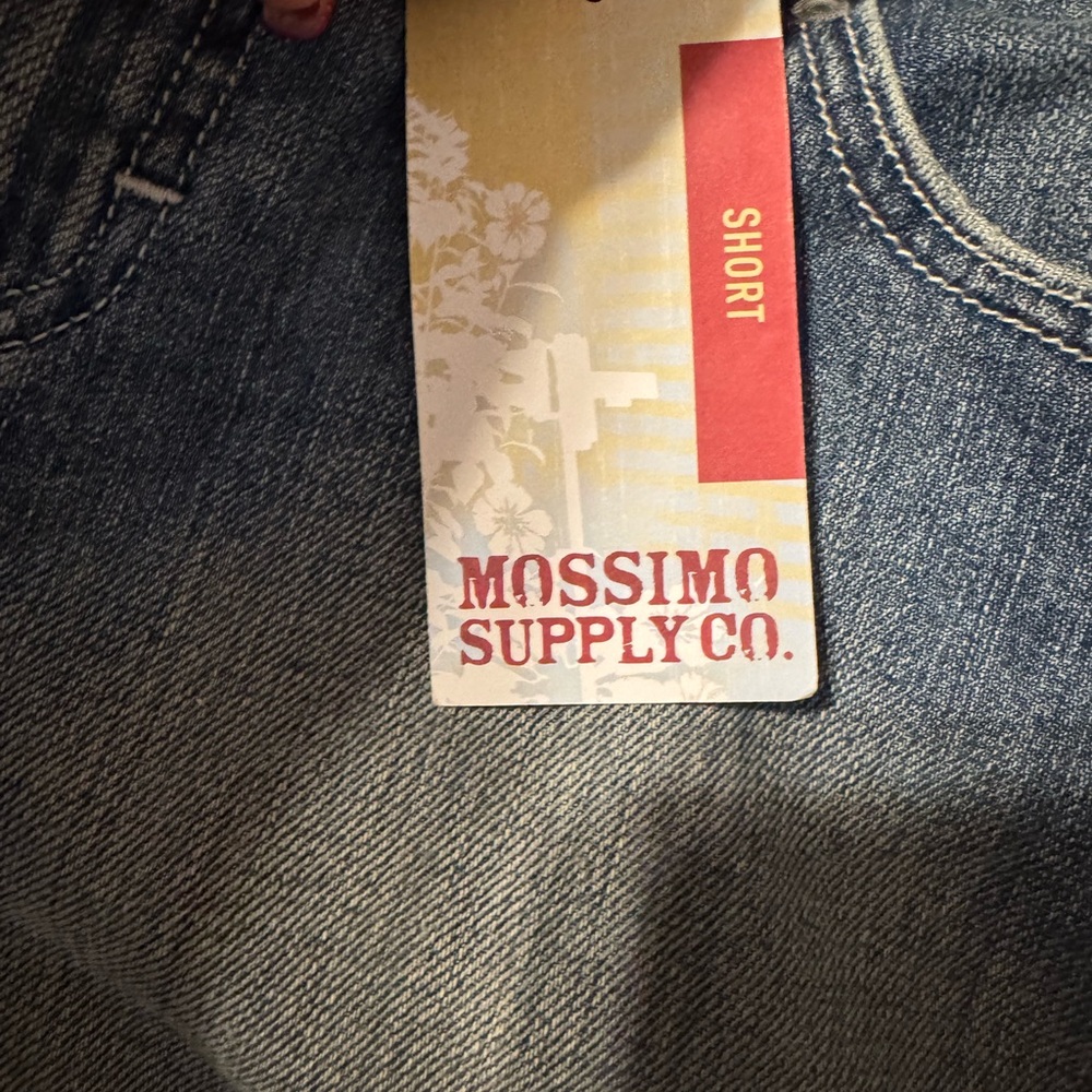 NWT Mossimo Supply Co. Lower Waist Blue Jean Shorts Size: 5 #Z - Picture 10 of 10